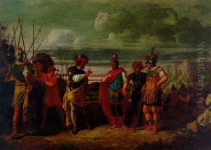 Claudius Civilis With The Commanders Of The Roman Army