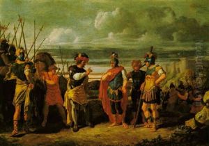 Claudius Civilis Conversing With The Commander Of The Roman Army