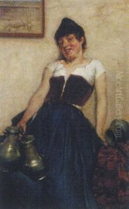 The Barmaid by Jan De Jong