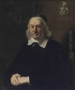 Portrait Of Abraham Velters (1603-1690) Wearing A Skullcap