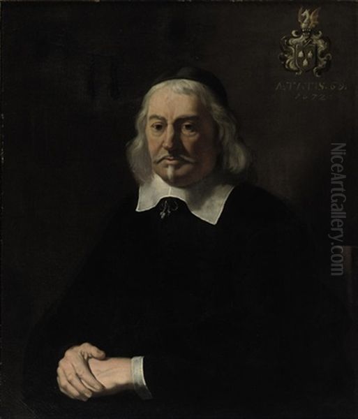 Portrait Of A Man Wearing A Skullcap - view 1