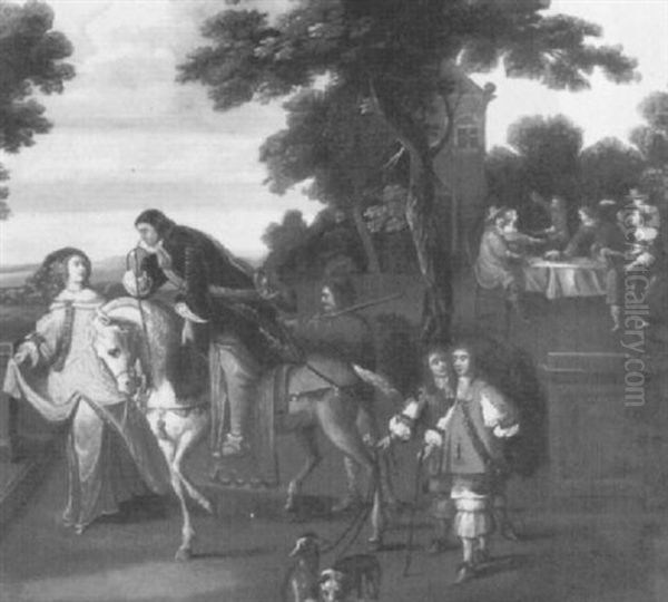 Elegant Company In A Parkland - view 1