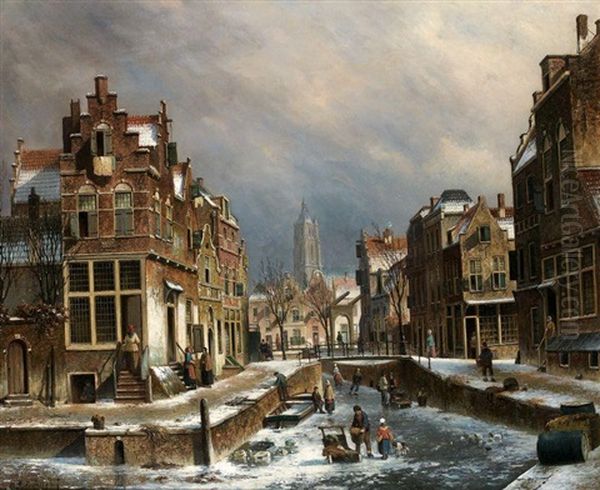 Sans Titre (vue D'amsterdam En Hiver?) - view 1