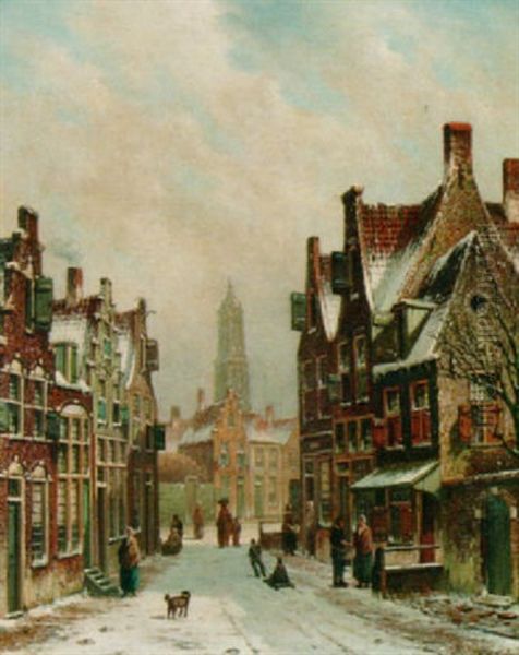 A View Of Utrecht In Winter - view 1