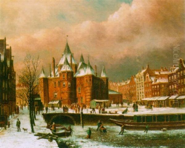 A View Of The Nieuwmarket Met De Waag, Amsterdam - view 1