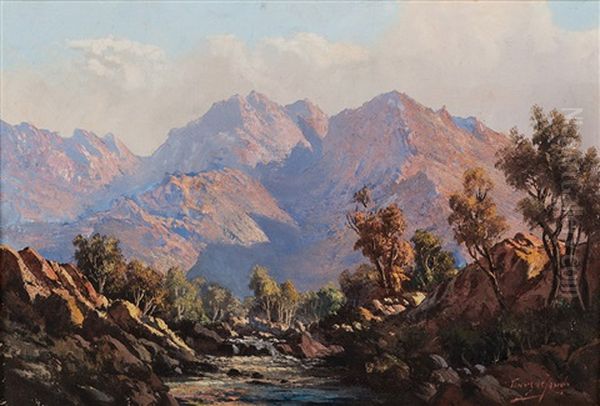 River In A Mountainous Landscape - view 1