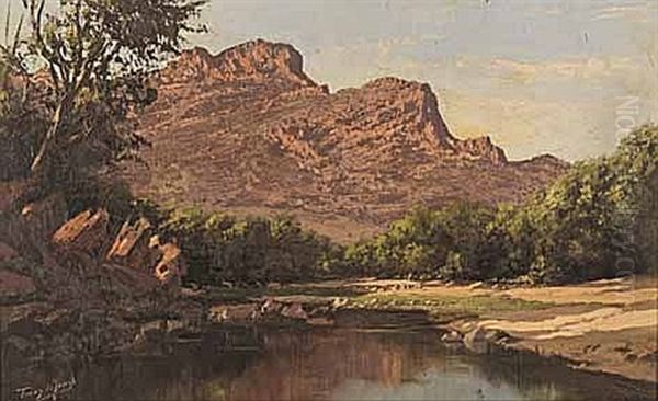 The Berg River, Paarl - view 1