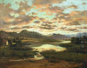 Lagoon At Sunset