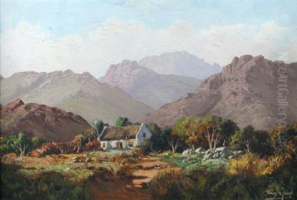 Cottage In A Mountainous Landscape - view 1