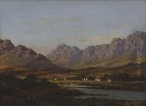 Homestead In A Mountainous Setting