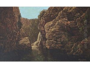 Kaaimans Gat Waterfall by Tinus de Jongh