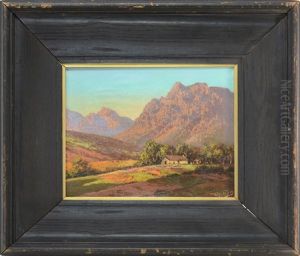 House In A Landscape by Tinus de Jongh