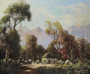 Near Ashton (+ Near Swellendam, South Africa; Pair) by Tinus de Jongh