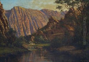 Cogman's Kloof Near Montagu by Tinus de Jongh