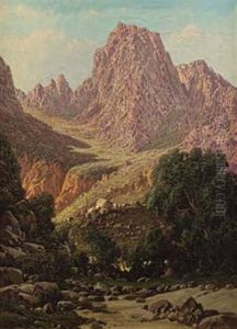 Mountainous Landscape by Tinus de Jongh
