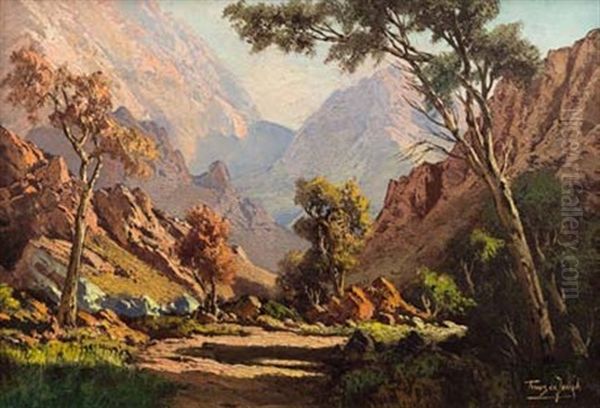 Mountains Through The Trees - view 1