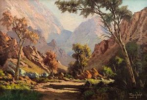 Mountains Through The Trees