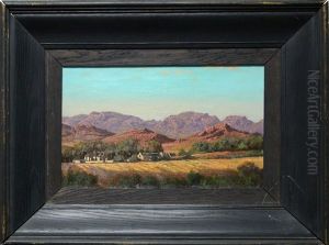 Sunset On The Mountains by Tinus de Jongh