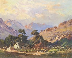 Cottage In A Mountain Landscape Cottage In A Mountain Landscape