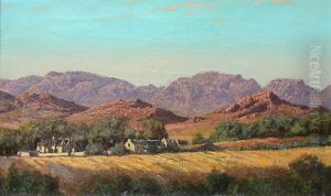 Sunset On The Mountains by Tinus de Jongh