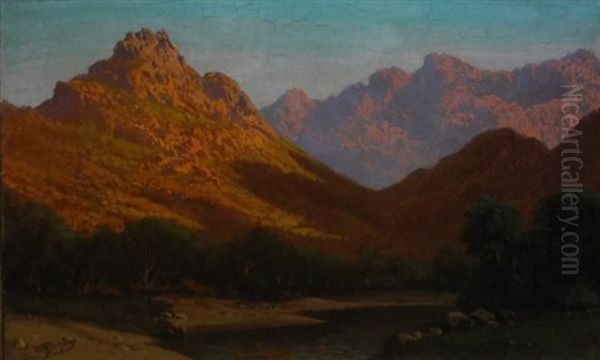 Landscape Bathed In Sunlight - view 1