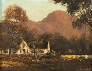 Farmhouse In The Mountains by Tinus de Jongh