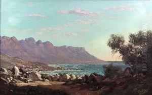 View Of Camps Bay, Capetown, South Africa by Tinus de Jongh