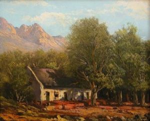 Cottage In The Mountains by Tinus de Jongh