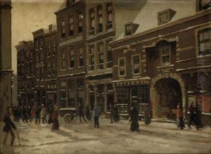 Dam Street Near Dam Square, Amsterdam