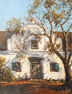Cape Gabled Homestead by Tinus de Jongh
