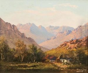 Landscape With A Cottage by Tinus de Jongh