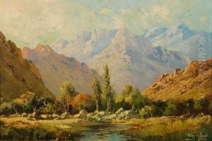 A Landscape With A Mountain Stream
