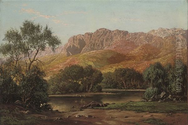 The Paarl River - view 1