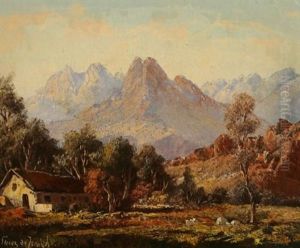 Cottages In A Landscape