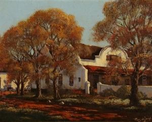A Cape Homestead by Tinus de Jongh