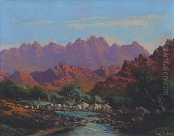 River Through The Mountains - view 1