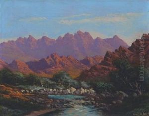 River Through The Mountains by Tinus de Jongh