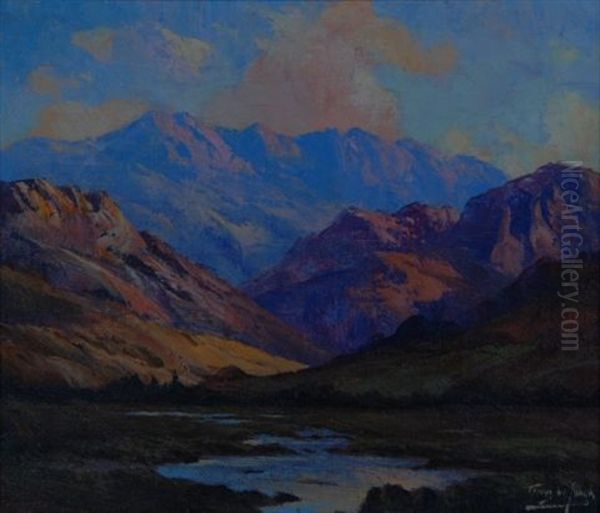 Sunset In The Mountains - view 1