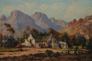 Cottage In The Mountains by Tinus de Jongh