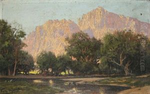 Mountain Scene by Tinus de Jongh