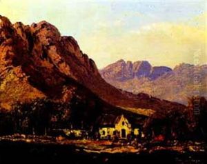 A Cape Dutch House In The Mountains by Tinus de Jongh
