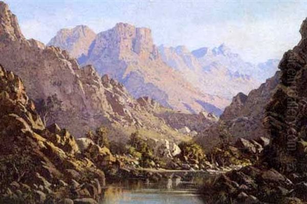 Rock Pool In The Mountains - view 1