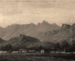 A Mountain Landscape, South Africa by Tinus de Jongh