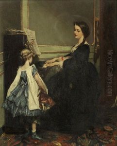 The Recital by Gustave Leonhard de Jonghe