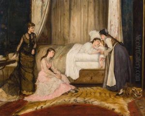 La Jeune Mere by Gustave Leonhard de Jonghe