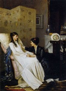 La Jeune Accouchee by Gustave Leonhard de Jonghe