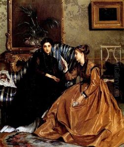 La Lettre De Consolation by Gustave Leonhard de Jonghe