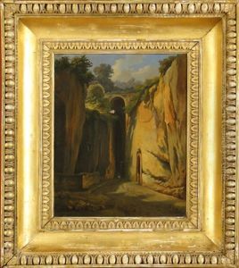 Entree De Grotte A Naples