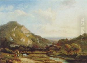 Fluslandschaft Mit Rastenden by Jean-Baptiste de Jonghe