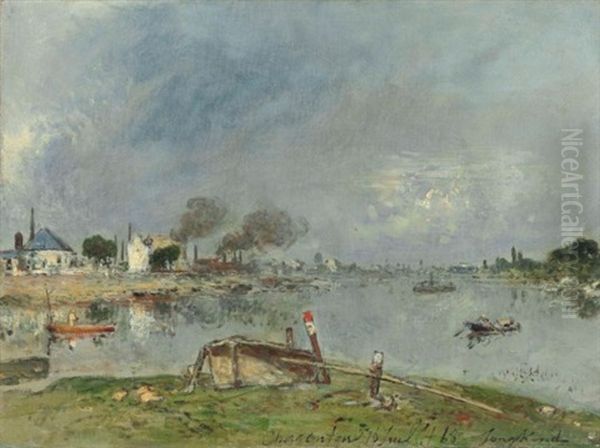La Seine A Charenton - view 1
